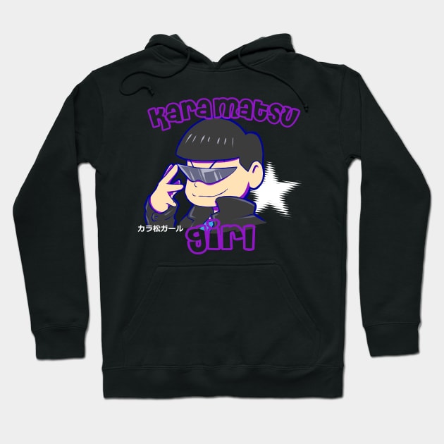 Karamatsu Girl Hoodie by PsychoDelicia